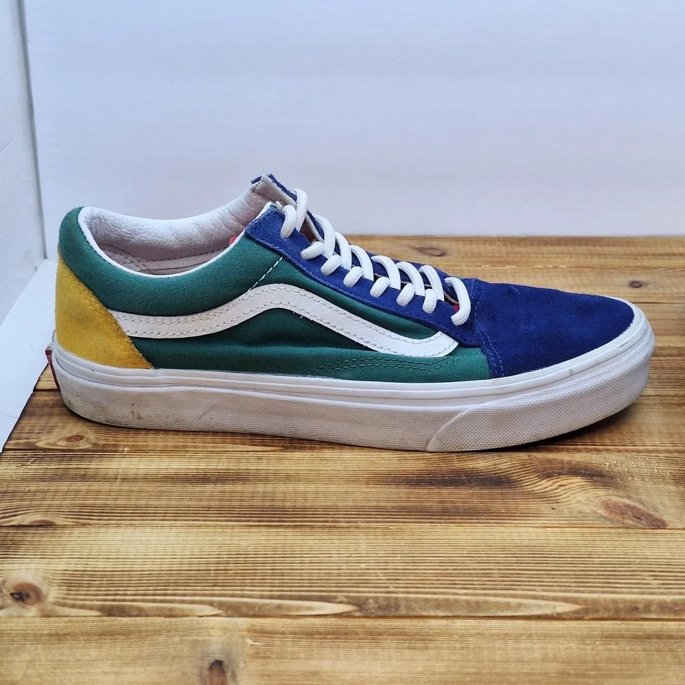 Vans Old Skool Yacht‎ Club Color Block Skate Shoes Sneakers Mens Size 6.5 Suede